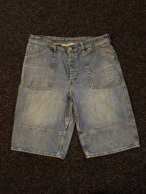 Vintage Evisu EU Ed Baggy Denim Carpenter Jorts